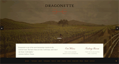 Desktop Screenshot of dragonettecellars.com