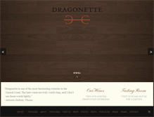 Tablet Screenshot of dragonettecellars.com